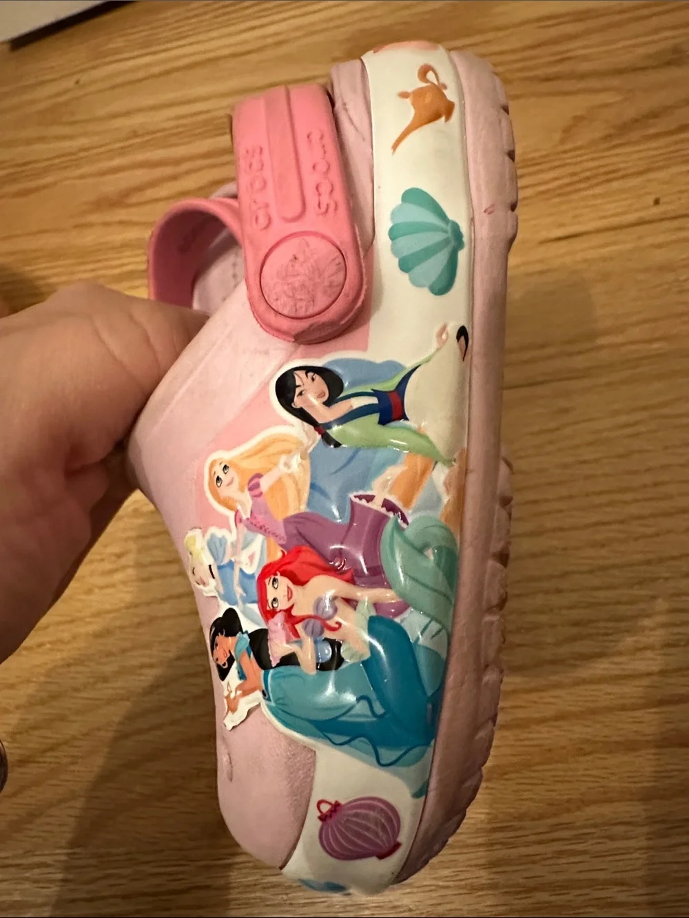 Girls' Pink Princess Clog Shoes - Kids